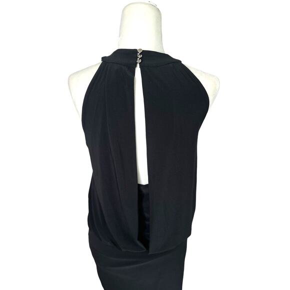 White House Black Market Drop Waist Open Back Cocktail Party Dress Size Small - Picture 7 of 10